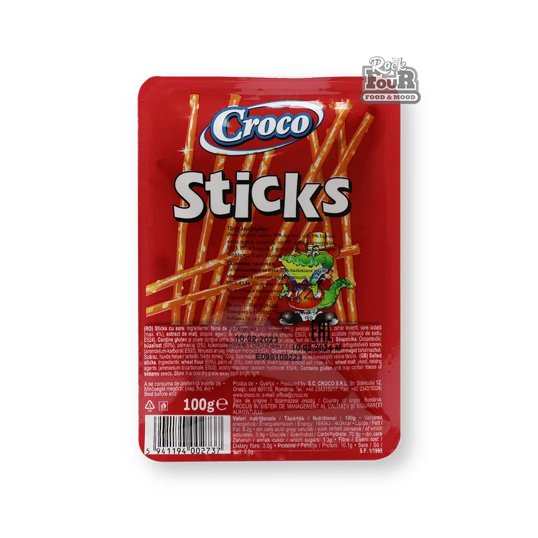 Salted sticks "Croco" 100g
